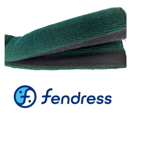 Fendress dark green cover sock, 100cm length.