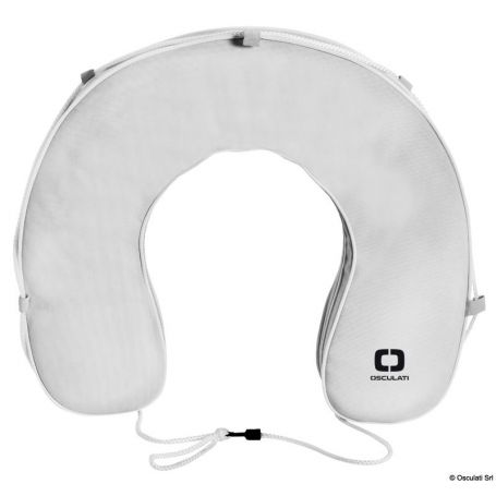 Horseshoe-shaped float with removable cover - thickness 80 mm.