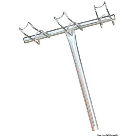 Reggicanna in Acciaio Inox