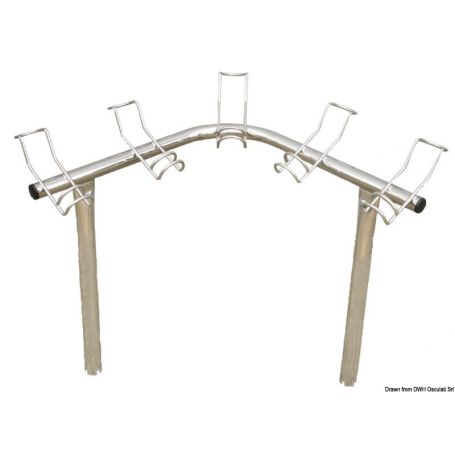 Reggicanna in Acciaio Inox