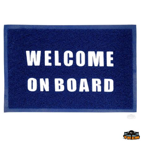 WELCOME ON BOARD doormat