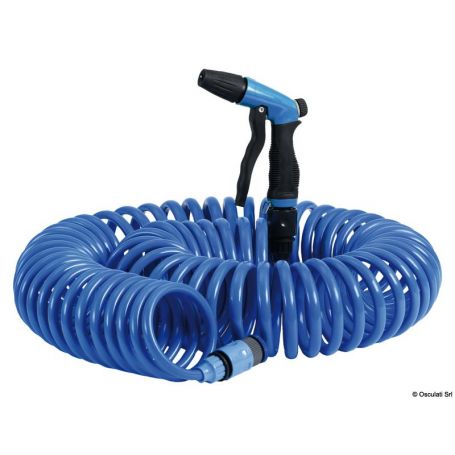 Shrinkable boat washing hoses