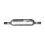 Oval anode with isolated inserts, 0.6 kg.