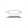 OVAL ANODE WITH INSERT OV1 KG.1