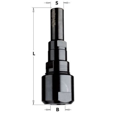 COLLET CHUCK FOR ELECTRIC MILLING MACHINES