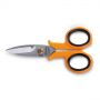 ELECTRICIAN STRAIGHT STAINLESS STEEL SCISSORS mm.145 - 1128BMX