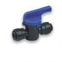 PLASTIC FITTING WITH INTERMEDIATE VALVE - DIAMETER 8