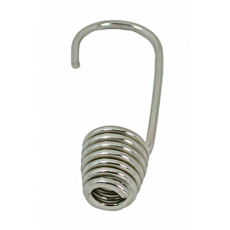 STAINLESS STEEL HOOK D.10 MM FOR ELASTIC BRAID