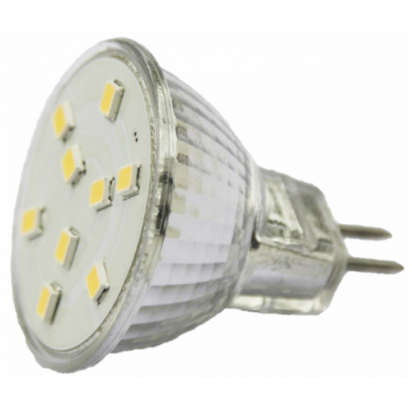 LAMPADINA DICROICA A 9 LED 11-30V