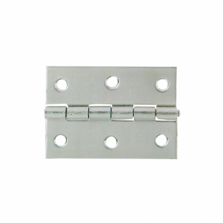 STAINLESS STEEL BOOKLET HINGE MM.60X50