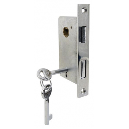 RECESSED BRASS LOCK MM.83 X 46