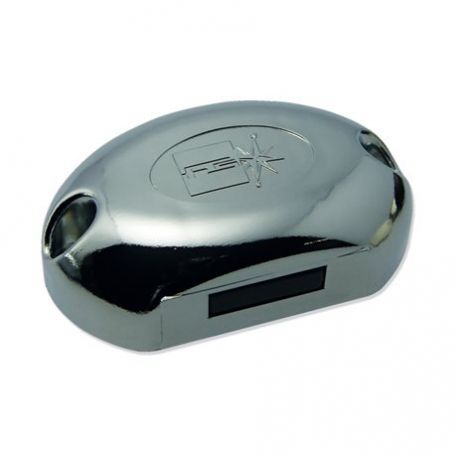 CHROME PLASTIC LOCK WITH ANTI-VIBRATION FEATURES