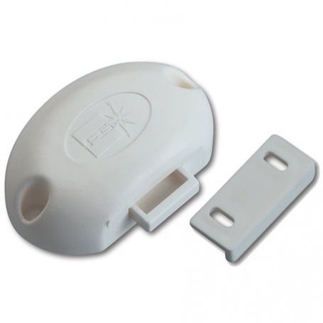 WHITE PLASTIC SIMPLE LOCK