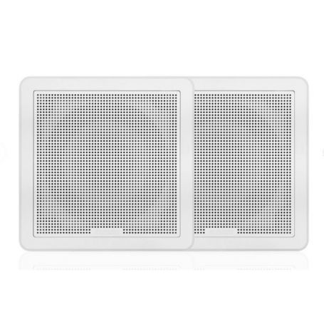 Fusion square series FM white 120w - 6.5w speakers.