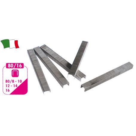 PUNTI METALLICI INOX 80/6 - CONF DA 10.000 PUNTI