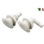 SFIATO ABS BIANCO OVALE  PORTAGOMM. D.16/19