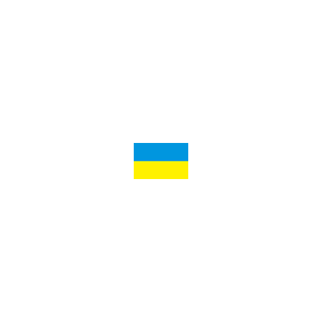 UKRAINIAN FLAG CM. 40 X 60