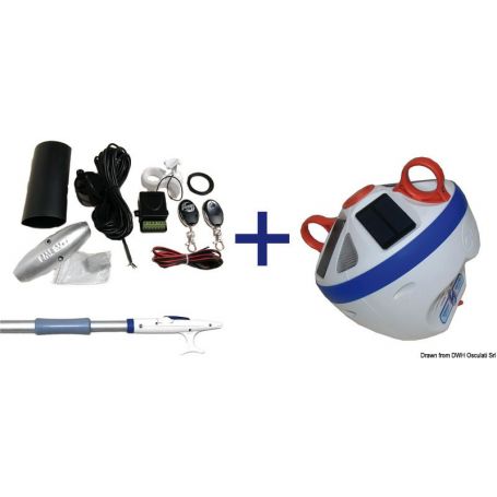 Gavitello autoaffondante radiocomandato Clik per il recupero della cima di ormeggio (trappa)