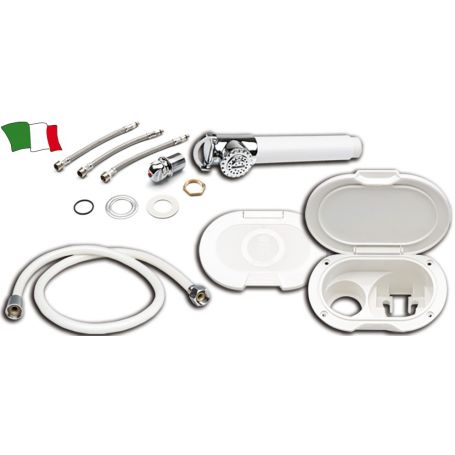 SHOWER KIT WITH MIXER 143 x 100 mm