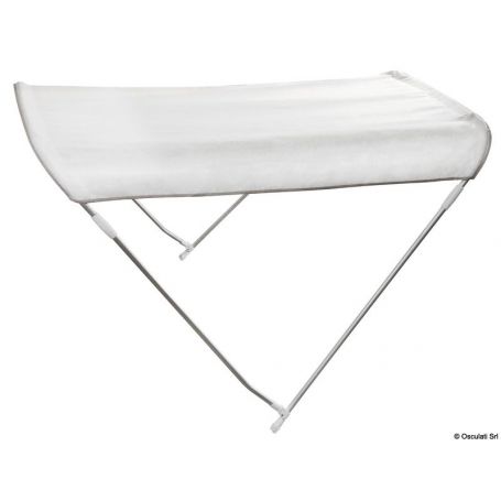 Folding awning with 2 arches.