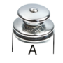 STAINLESS STEEL LARGE HEAD TENAX BUTTON PER PIECE