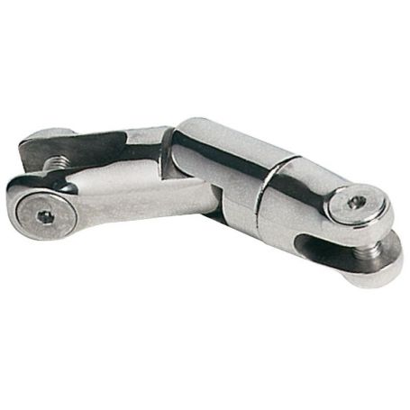 Double-jointed swivel attachment for anchors.