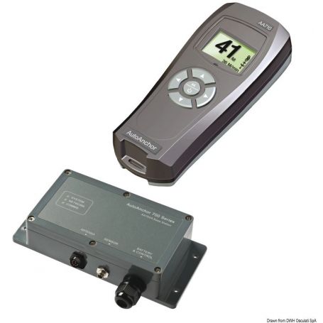 Up/down control panel and LEWMAR meter with advanced functions.