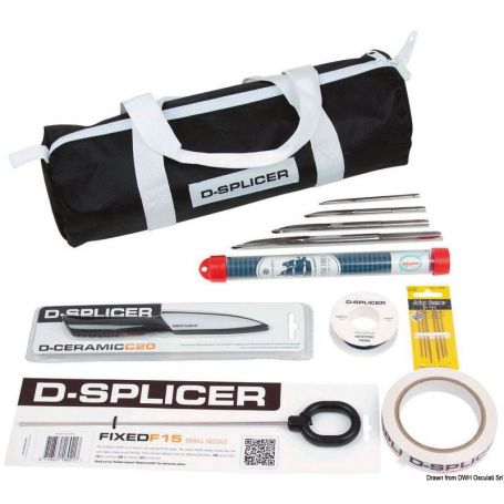 D-SPLICER kit for splicing ropes.