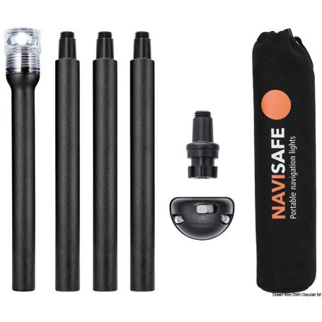 NAVISAFE Kit fissaggio + asta + luce 360�