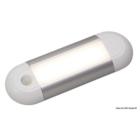 LED ceiling light for indoor and outdoor use.