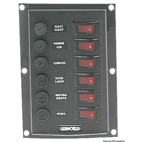 Nylon electrical panel