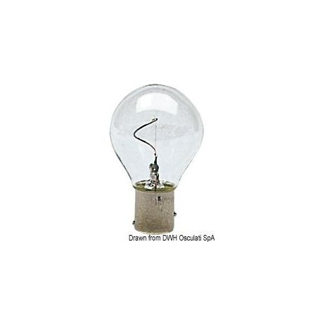 Vertical filament light bulb