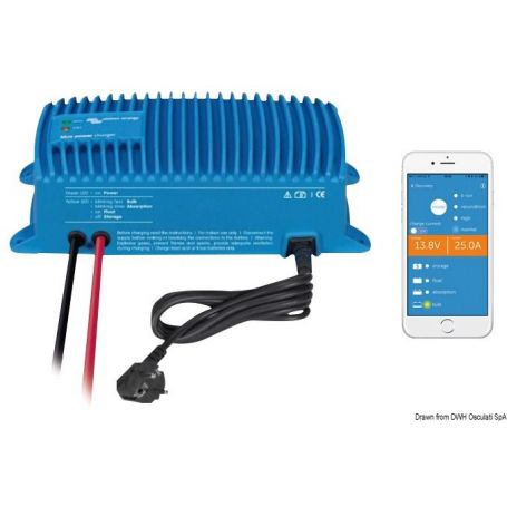 VICTRON Bluesmart IP67 charger with Bluetooth connection.