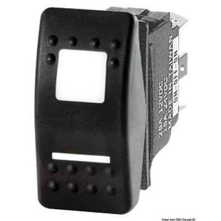 Waterproof toggle switch IP56 Marine R II with double LED
