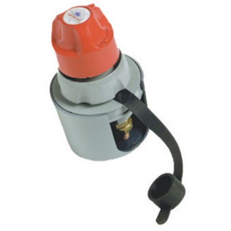 Marine Heavy Duty Battery Disconnect Switch with removable key.