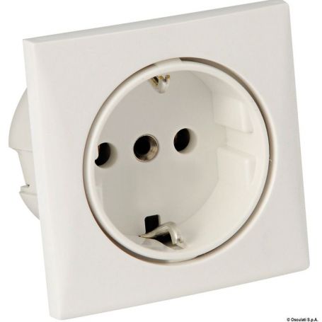Schuko electrical outlet.