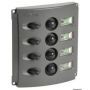 Electrical panels with automatic fuses and double LED.