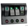 PCP Compact electrical panel with circuit breaker + LED.