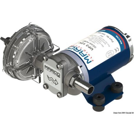 Elettropompa autoadescante con ingranaggi in bronzo per travaso gasolio, antigelo, acqua