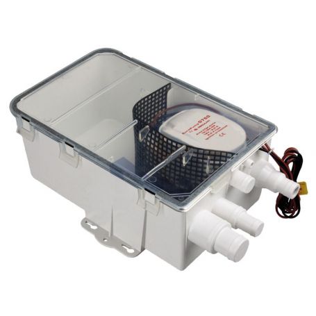 Pozzetto raccolta acque grigie, completo di pompa automatica Europump Auto