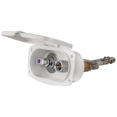 Prese acqua - innesto banchina New Edge con miscelatore acqua calda/fredda