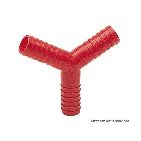 Raccordo a Y in Nylon per tubazioni acqua