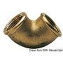 Brass elbow and female/female reduced fittings