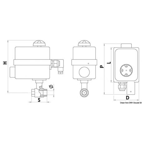 Valvola a sfera PN40 elettrocomandate a distanza