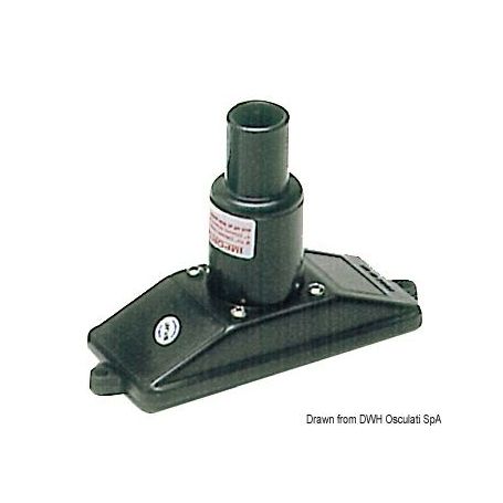 Succhiarola WHALE in plastica nera