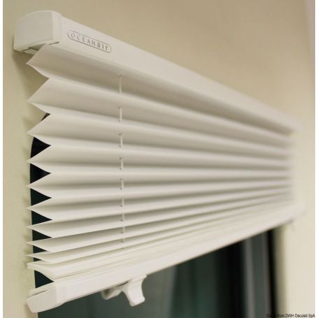 Dometic Skysol Motion pleated blind for hatches and skylights.
