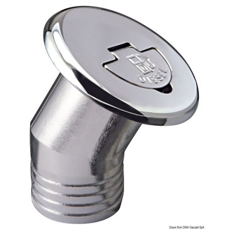 Chrome-plated brass boarding plug