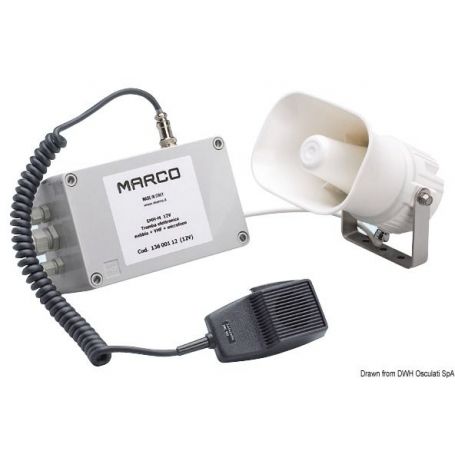 Tromba/fischio elettronico multifunzionale MARCO