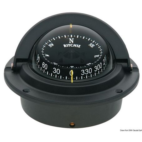 Bussole RITCHIE Voyager 3'' (76 mm) con compensatori e luce