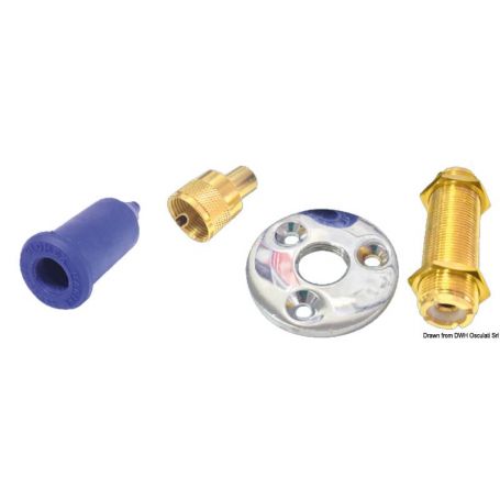 5 cm golden cable gland